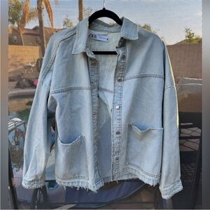 DENIM ZARA JACKET MEDIUM FOR CUSTOMER